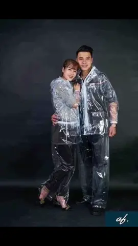 Áo mưa bộ trong suốt 