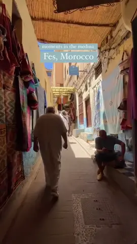 The colours and sights of the old medina in Fes. #morocco #fes #travel #medina 