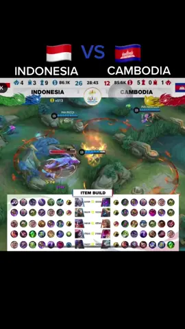 #MobileLegends ការប្រកួត សុីហ្គេមលើកទី32 #Maleវគ្គGroup Stage🇮🇩VS🇰🇭