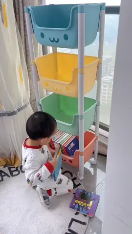 ชั้นวางของอเนกประสงค์✨เคลื่อนที่ง่าย จัดเก็บเป็นระเบียบ🤍วางหนังสือ เก็บของเล่นได้  #ชั้นวางของ #ชั้นเก็บของ #ชั้นวางหนังสือ #แม่และเด็ก 