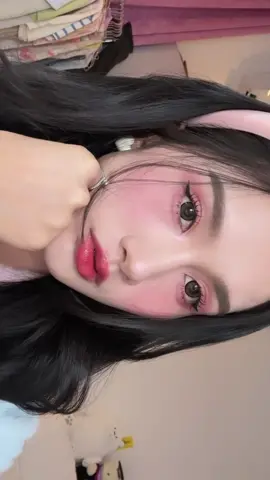 My first time tried Douyin Makeup💘 #fyp #ailinmakeup #douyinmakeup 