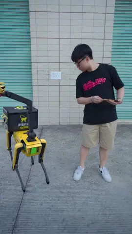lve been making hundreds of thousands of dollars a month since a robot dog deivered food#special effect#special effect#special effect