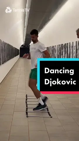 Dancin’ Djokovic 🕺🏼 #tennis #tennistv #djokovic 