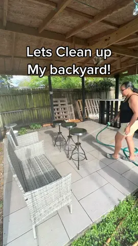 🌸 Our backyard needed this! Now lets go shopping for some outdoor decor! 😊  #fypシ  #viral #sahm #viral_video #routine #cleanwithmemotivation #CapCut #fyp #springcleaning #MomsofTikTok #backyardvibes #backyardcleaning #gettingreadyforsummer #Summer 