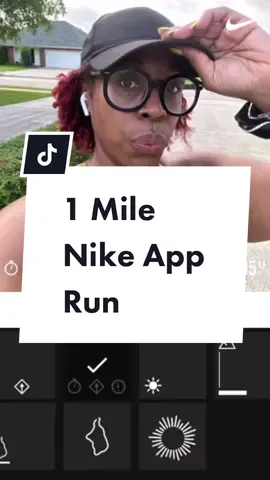 Today i challenged myself to a 1 mile run. I completed 1 mile in 16.24 minutes. #missionaccomplished #nike #nikeapp #run #Fitness #momsoftikok 