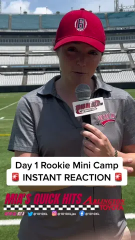 What did we learn on Day 1 of #Jaguars Rookie Mini-Camp? #nfl #rookie #fyp #foryou #duuuval #tankbigsby 