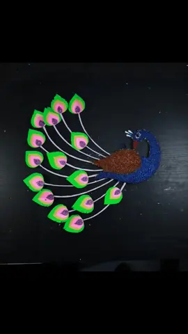 Peacock Wall art 🦚 #diyproject #fyp #viral #3dwallpainting #3dwallart #diyprojectsideas #custommade #diyproject #diywallartdecor #diywallart #framedart #artist #artwork #diyartsandcraft #artsandcrafts #artsprocess #creation #building #timelapse #timelapaseart