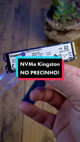 SSD NVMe M.2 PCIe 4.0 Kingston 1TB no precinho. #pcgamer #brunocezar  #brunogcezar #gamer #ofertas #bcofertas #grupodeofertas #nvme #ssd #kingston 