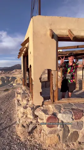 first day at a new school vibes #deathvalley #resortemployee #remotehospitality 