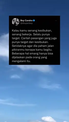 Jangan yg 1 suka kerja yg 1 suka jalan,gk akan ketemu sampai dunia menghilang.