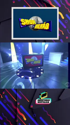 ABERTURA DO PROGRAMA SHOW DO MILHÃO #showdomilhao #silviosantos #sbt #anos90 #anos2000 #tv #nostalgia #abertura #gameshow #fy #fyp #TikTokPromote #vibedodia 