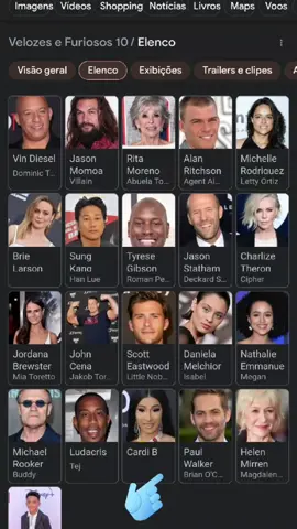 como assim ele ta no elenco não era o #codywalker ? #velozesefuriosos10 #paulwalker 
