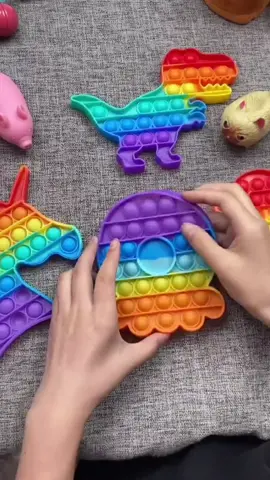 Pop It Bubble Sensory Fidget Toy Autism Special Needs Stress Reliever Silicone Toy Squeeze Toy Gift for Kids