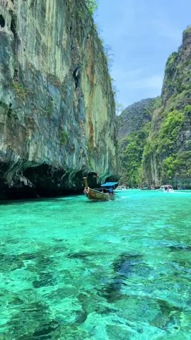 Phi Phi Island, Thailand 🏝️💚🇹🇭 #เกาะพีพี #ปิเละลากูน #อ่าวมาหยา #กระบี่ #เธรด #fyp 