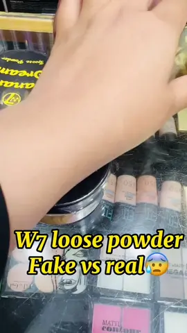 আপনিও কি প্রতারিত হয়েছেন W7 loose powder কিনে?🤔।Fake vs real | Expose the truth!! ##w7_loosepowder##fake_vs_real#fake #real #w7 #foryou #foryoupage #viral #viralvideo #unfrezzmyaccount #tiktokviral #tiktok 