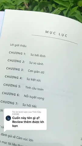 Trả lời @Tinh Cầu CX330 cuốn sách này là dành cho bạn - người đang ngổn ngang giữa những cảm xúc hỗn độn #reviewsach #sachhay #BookTok #booktokvietnam #bigfeelings #7camxuclon #tamlyhoc 