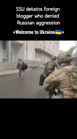 SSU detains foreign blogger who denied Russian aggression He denied the facts of Russian missile attacks on Ukrainian cities and mass killings of civilians by the occupiers #ukraine #ssu #sbu #specialforces #путінхуйло🇺🇦 