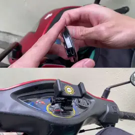 Kẹp Điện Thoại Dán Lên Mặt Đồng Hồ Xe Máy, Có Đế Cài Dễ Tháo Lắp (Kèm Miếng Dán 3M Siêu Dính)#kepdienthoai 