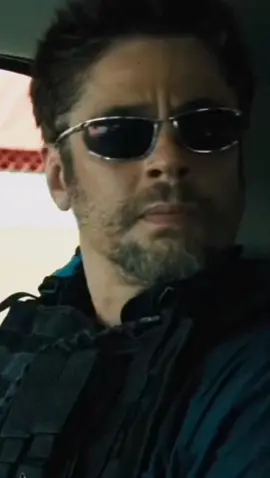 lock up your fathers.  God he's so DADDY #beniciodeltoro #sicario 