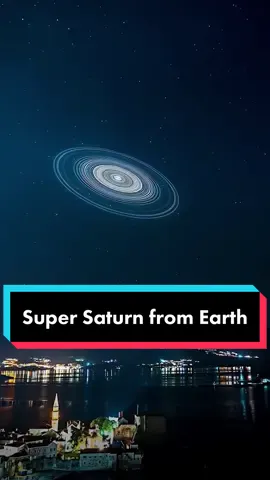 Super Saturn from Earth #space #spacetok #Science #planet #astrokobi 