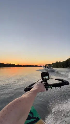 The ducks were paid actors. 🌅🌅 #sunset #wakeboarding #wake #lake #ronix #axiswake #fyp #foryoupage 