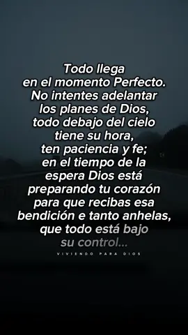 Los tiempos de Dios son perfectos. #dios #diosesamor #Love #pray #letras #motivacionpersonal #force #fe #cristo #paravoce #viral #diosteama 