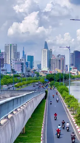 Con đường làm nên bộ mặt giao thông mới của thành phố. #saigon #saigoncityview 