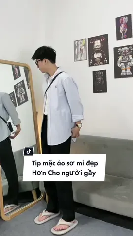Mấy ông gầy gầy tham khảo tip này nha #OOTD #outfit #tipthoitrang #fashion #xuhuong 