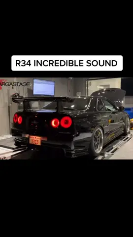 R34 INCREDIBLE SOUND IN DYNO #nissanskyline #r34gtr #boost #exhaust #turbo #rb26 #rb26dett 