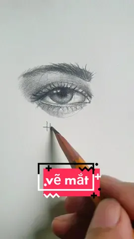 Trả lời @trngnguyn848 đây nhé ơi,vẽ mắt cơ bản nhé.#vẽ #art #drawing #hocvecoban #fypシ #xuhuong 