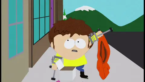Jimmy tenta matar Timmy com a roupa do Kenny kkk... #southpark #fyp #southparkbrasil