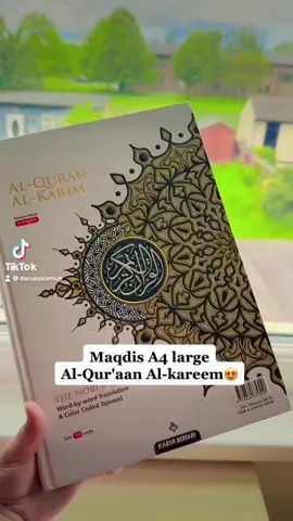 Maqdis Quran👆🏻 #islamicbooks #islamicbookshoplondon #muslimtiktok #islamicvideo #islamicreminder #muslimah #BookTok #maqdisquran #tiktokmademebuyit #quranrecitation #alquran #transliteration #quran__nasheed__ #foryoupage #fyp #ad 