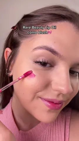 #lipoilrarebeauty como blush🎀