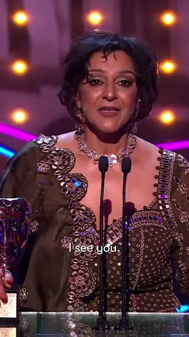 An amazing speech from Meera Syal CBE who receives the BAFTA Fellowship 🥹  #BAFTATVAwards 