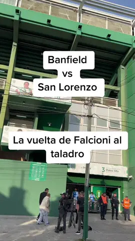 Banfield vs San Lorenzo// La vuelta de Falcioni   #futbol #estadiosdefutbol #canchasdefutbol #hinchas #futbolargentino #fyp #parejasdetiktok #banfield #falcioni 