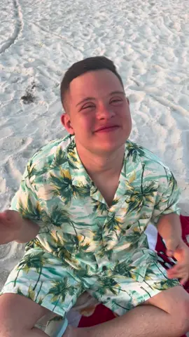 I sang part of our song, Down Syndrome, to my son Nicholis at the beach this evening and this was his reaction 😍🥰♥️ So Much Love 💫 I hope you feel it 🥰 Happy Mothers Day to all the AMAZING, POWERFUL and STRONG MOMMAS ♥️💫  #irepdownsyndrome #downsyndrome #Love #mothersday #joy