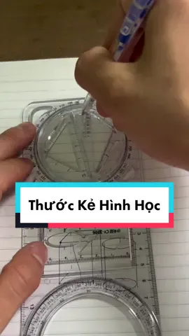 Thước kẻ hình học đa năng tiện lợi 😍 #thuockedanang #thuocke #vanphongpham #đammêvẽtranh #vetranh #sangtao #dodunghoctap #fyp #foryou #xuhuong #xuhuongtiktok 