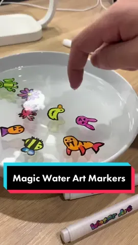 What should we draw for the next water art? #waterart #waterartmarkers #magicmarkers #watermarkers #float #toys #toy #art #arttoy #kidsmagic 