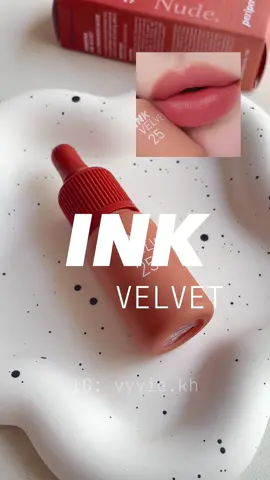 Peripera Ink Velvet - Màu 25 Cinnamon Nude #peripera #xuhuong #swatches #swatchson #goclamdep #vyviekh 