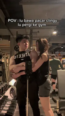 beginilah kalo anak physical touch diajak pergi ke gym 💁‍♂️🫶
