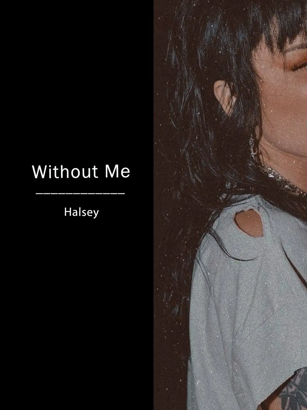 Without me | Halsey #song #usukmusic #lyrics #withoutmehalsey 