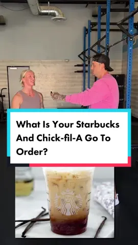 What Is Your Starbucks And Chick-fil-A Go To Order? @RyanMagin @Stephanie Sawicki 