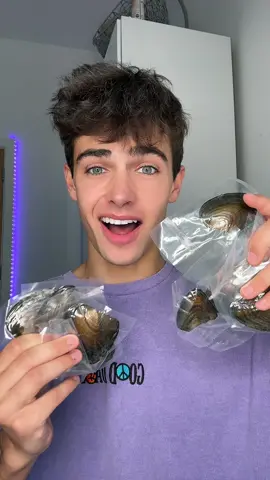 Opening oysters to find REAL pearls! 🦪 any tips on how i make them into a necklace? 