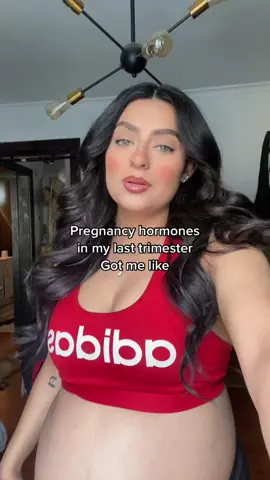 Its getting wild out here 🤣 #pregnant #pregnancyhormones #lasttrimester #34weeks #pregnancyhumor 