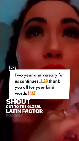 Two year anniversary for us continues 🙏🏽🥳 thank you all for your kind words‼️🥰 @Stephanie Joanette E  🙌🏽🙏🏽😊 #thegloballatinfactor  #latino #latina #latinx #podcastslatino  #latinopodcasts #podcast #crispin_valentin #thegloballatinfactorpodcast 