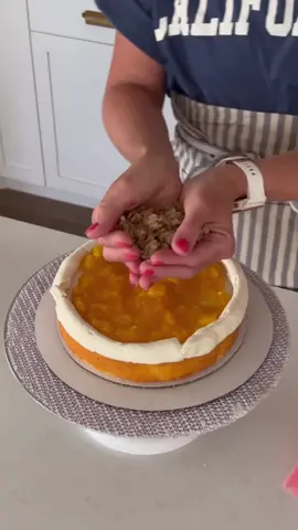 Have you decided what your baking this weekend??? I know it's not quite peach season, but my Peach Crisp Cake is delicious any time of year because you can use your canned peaches for the filling! And with this cinnamon oat crumble and the vanilla bean buttercream - this cake is one of my favorite cakes!!! I know you'll love it too! Recipe on CakebyCourtney.com #cakebycourtney #cake #peaches #baking #cakerecipe