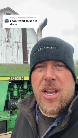 Replying to @Sampson #restoration #tractorguy😜 #painting #johndeere #tractorguy 