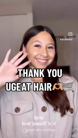 Use my code “jazzmaciassU2” at ugeat hair! #ugeat #ugeathair #ugeathairextensions 