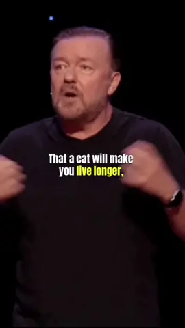 Ricky Gervais - You Will Never See a Cat Feeling Guilty 🤣 #fyp #rickygervais #standupcomedy #comedians #comedytiktok #standup 