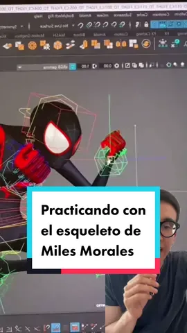 Comentando video de Práctica de Miles Morales en #spiderverse!  #animacion  #animador #peliculas #cgi #motivacion #peliculaanimada #disney #comics 